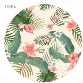 Drap de plage anti-vent rond